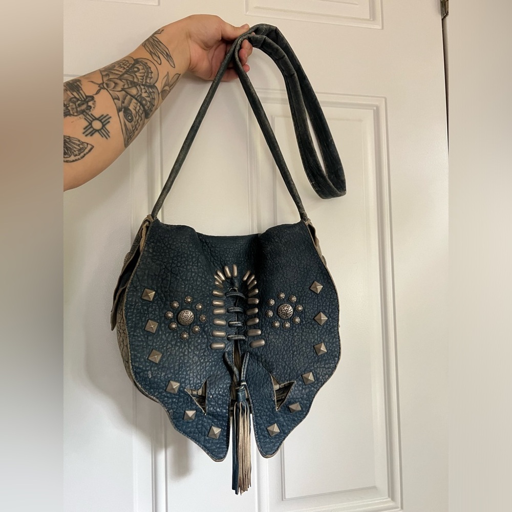Blue Boho Bag